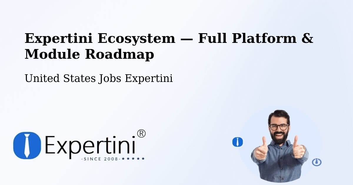 Expertini Ecosystem — Full Platform & Module Roadmap – Windcrest